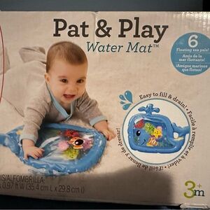 Infantino Pat & Play Water Mat - Blue and White